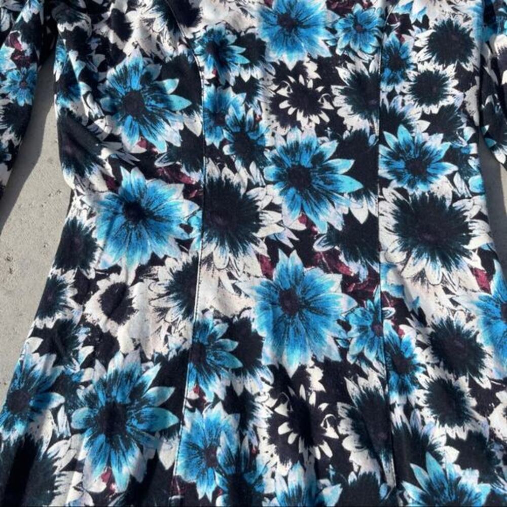 Guess Blue‎ Daisy Bow Back Mini Dress - Picture 13 of 13